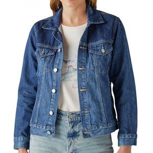 Lucky  Denim Blue Jean Jacket Sz XL
